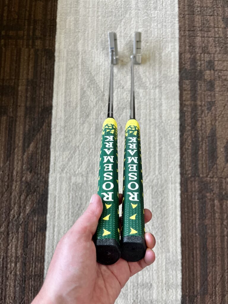 ローズマークパターグリップ1.52グリーンイエローです。