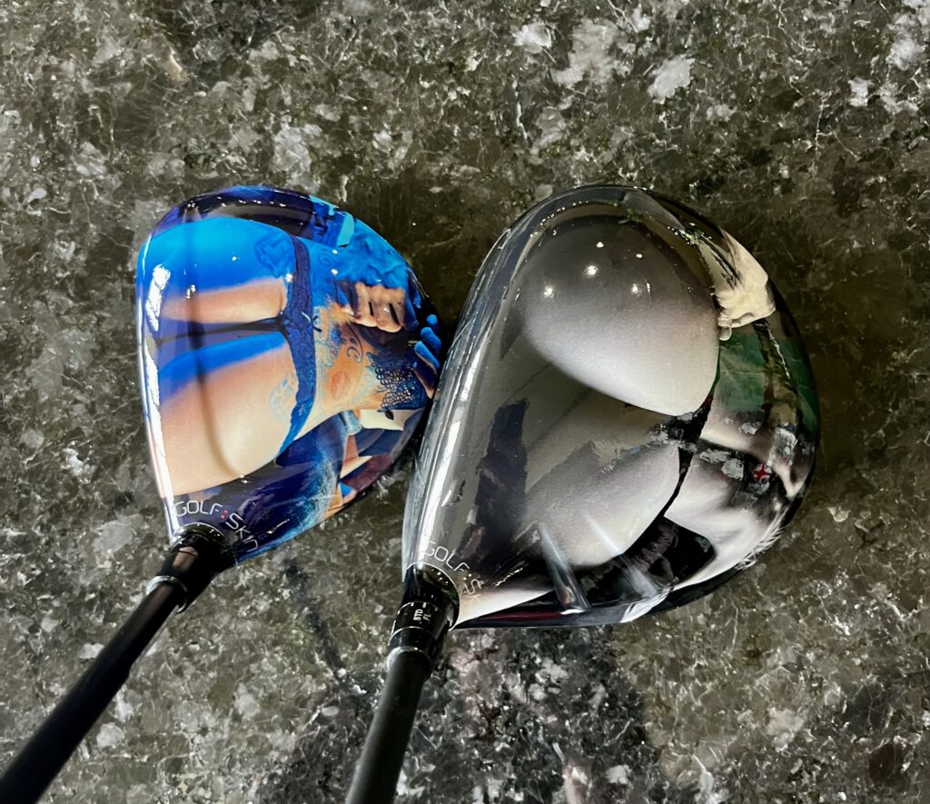 ドライバー&ウッドをヒップデザインにカスタムしました。