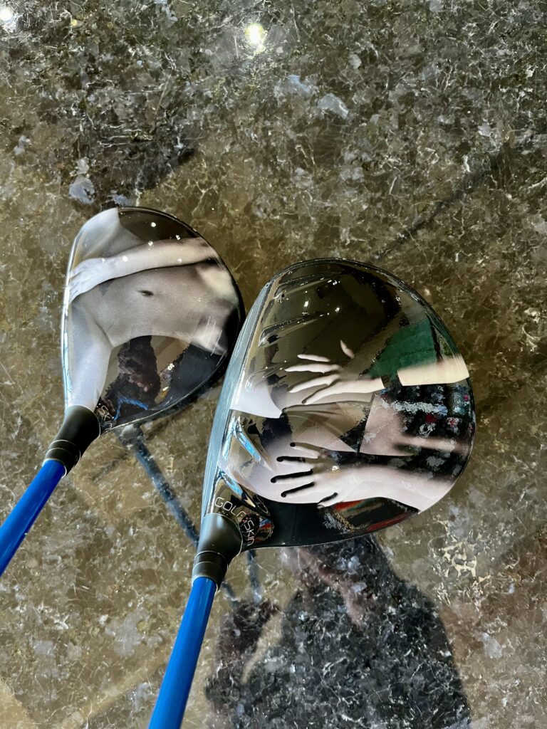 ドライバー&ウッドをゴルフスキンでセクシーにカスタムしました!