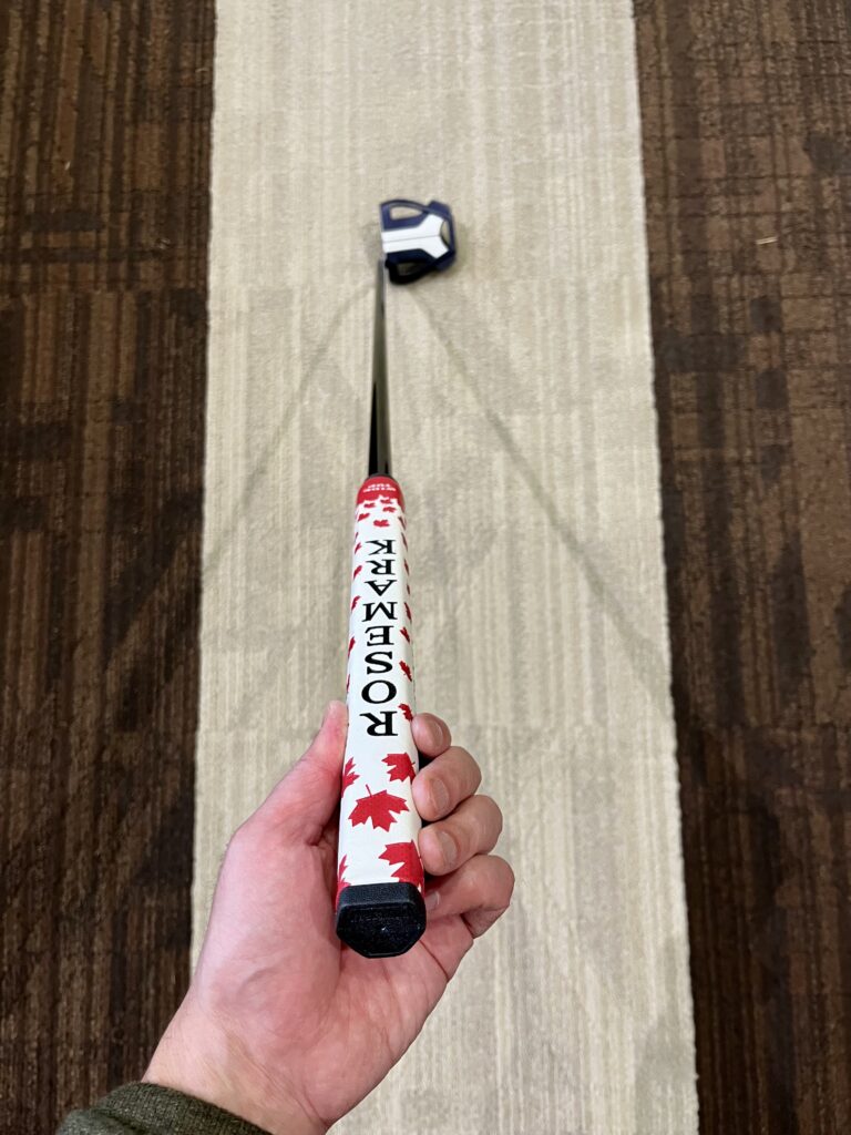 ローズマークパターグリップ  ワイドトップカナディアンリーフです。